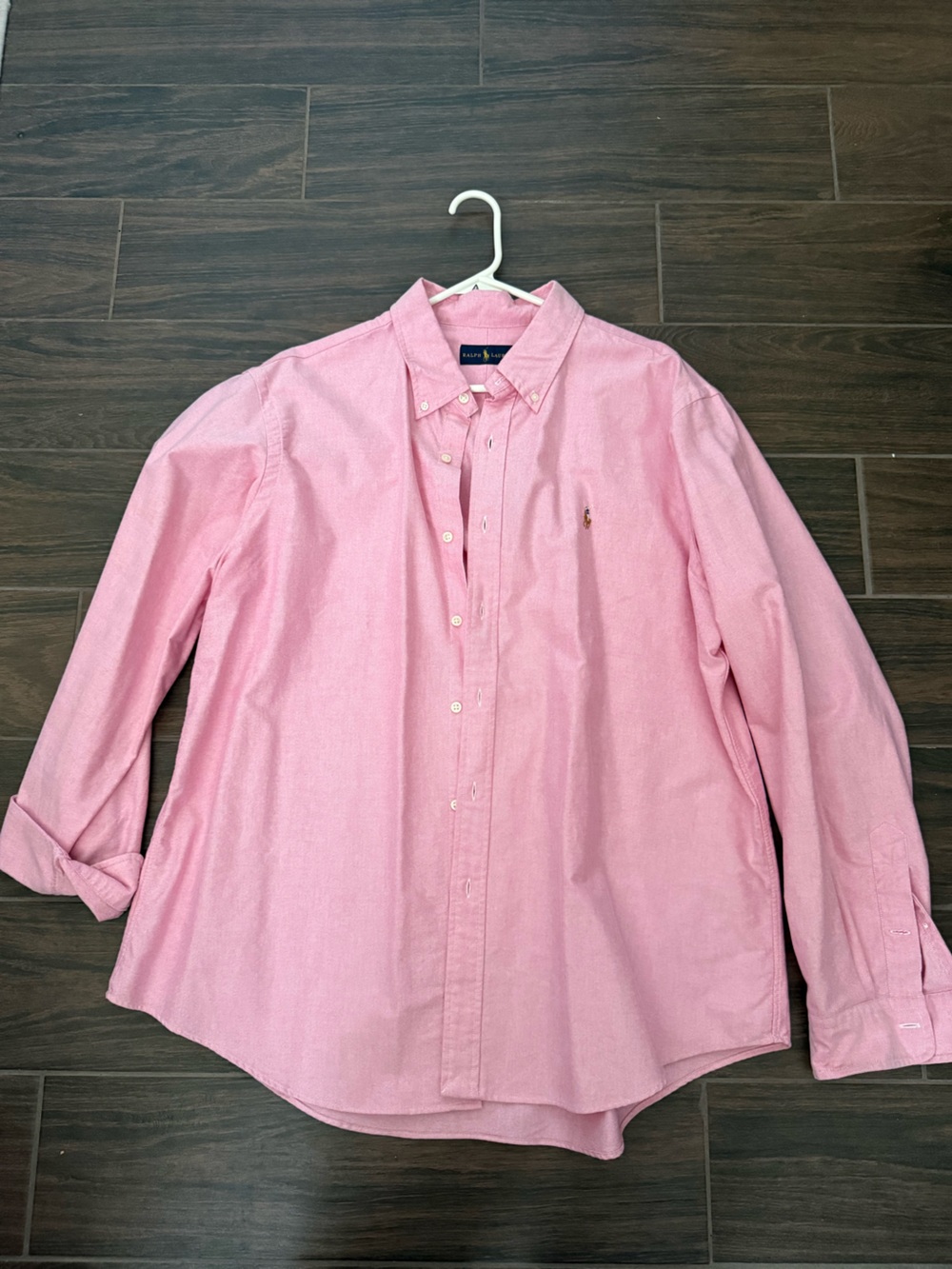 🐸Ralph Lauren Pink Button-Down Oxford Shirt